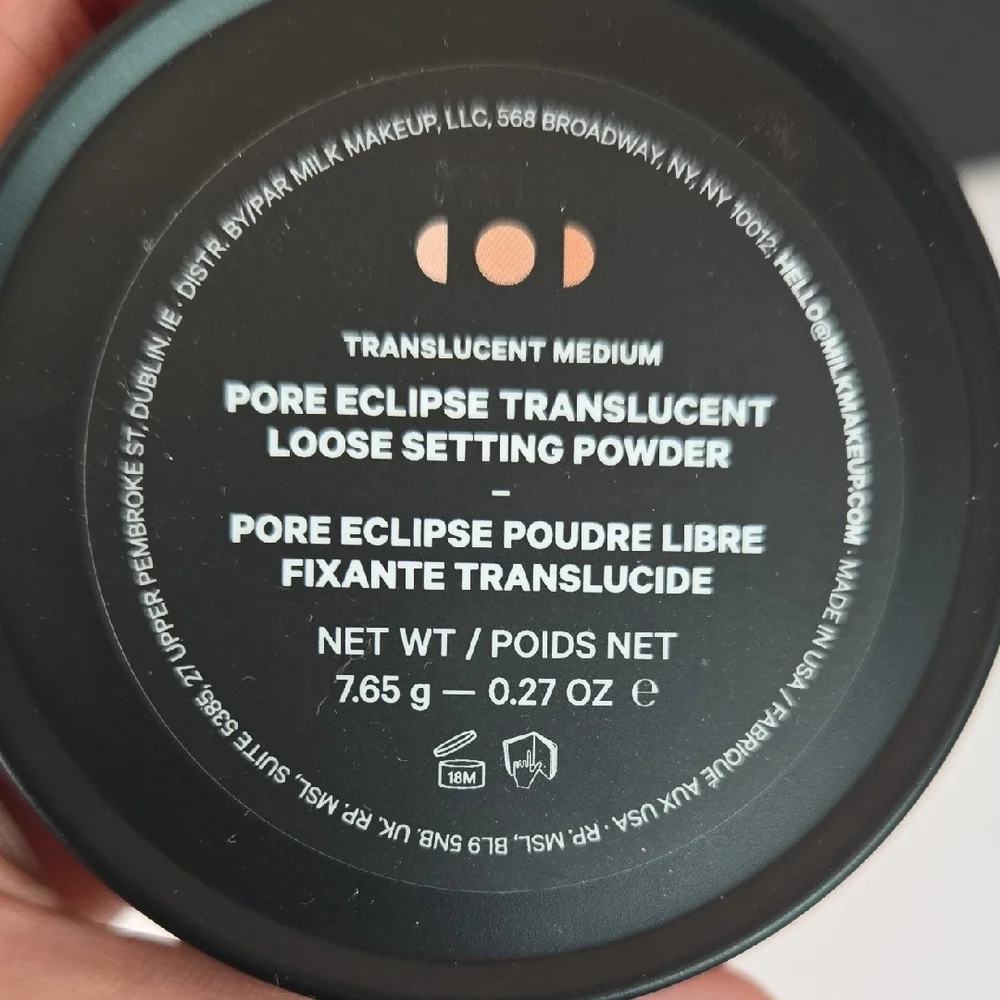 NEW Milk Medium Matte Pore Eclipse Translucent Setting Powder .27oz